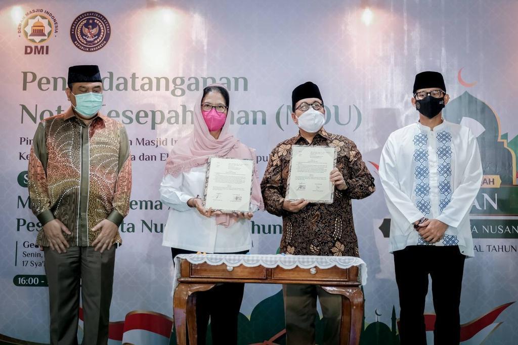 Siaran Pers Kemenparekraf Gandeng Dewan Masjid Indonesia Optimalkan